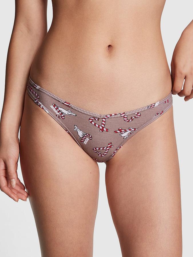 Cotton Thong Panty image number 0