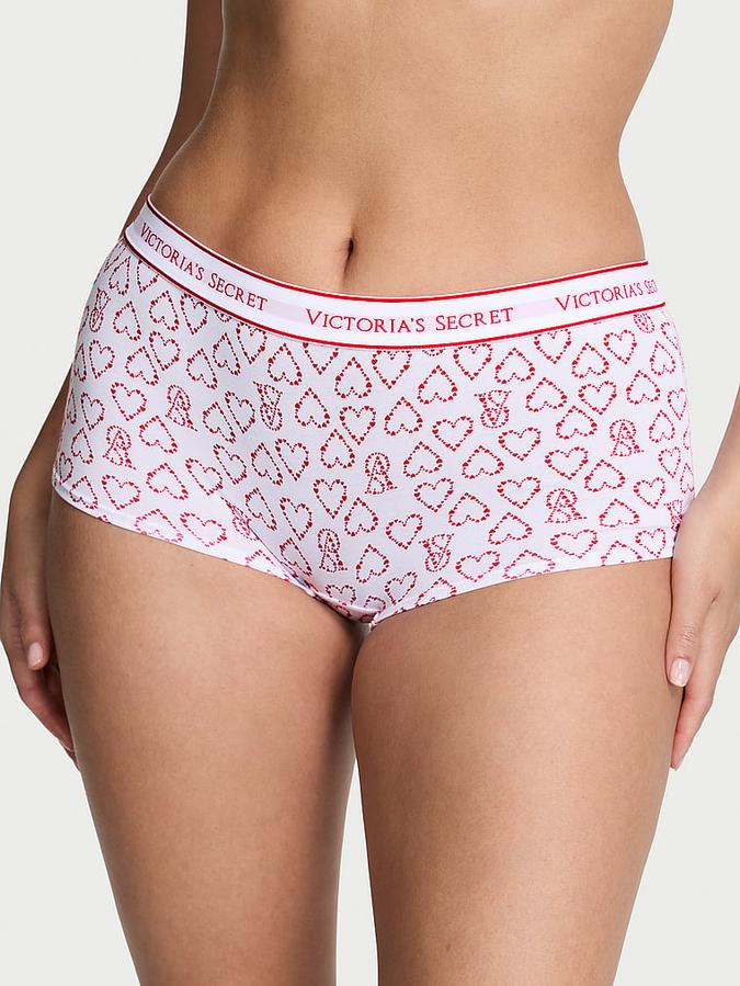 Logo Cotton Boyshort Panty