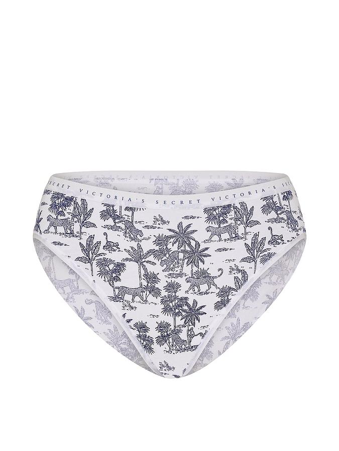 Stretch Cotton High-Leg Brief Panty image number 2