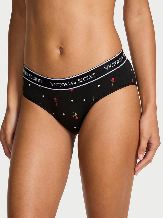 Logo Cotton Hiphugger Panty