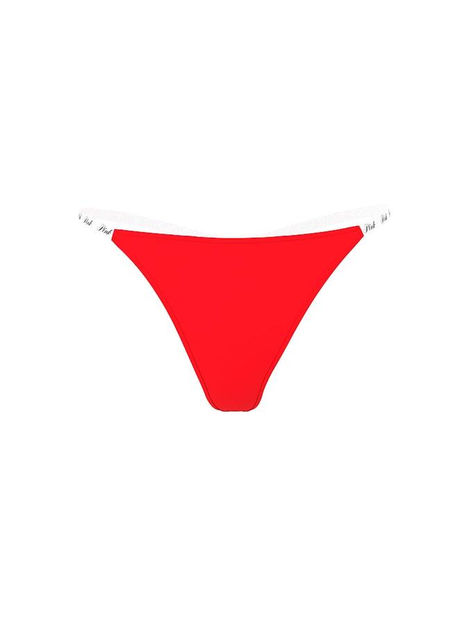 Logo Cotton Scoop Thong Panty image number 2