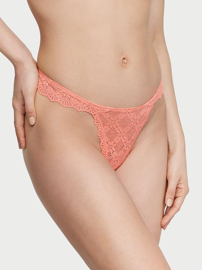 Lace Thong Panty image number 0