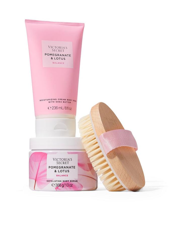 Pomegranate Lotus Natural Beauty Body Care Ritual Kit image number 1