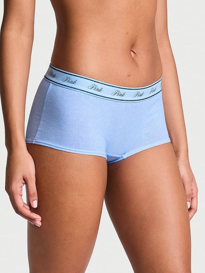 Logo Cotton Boyshort Panty