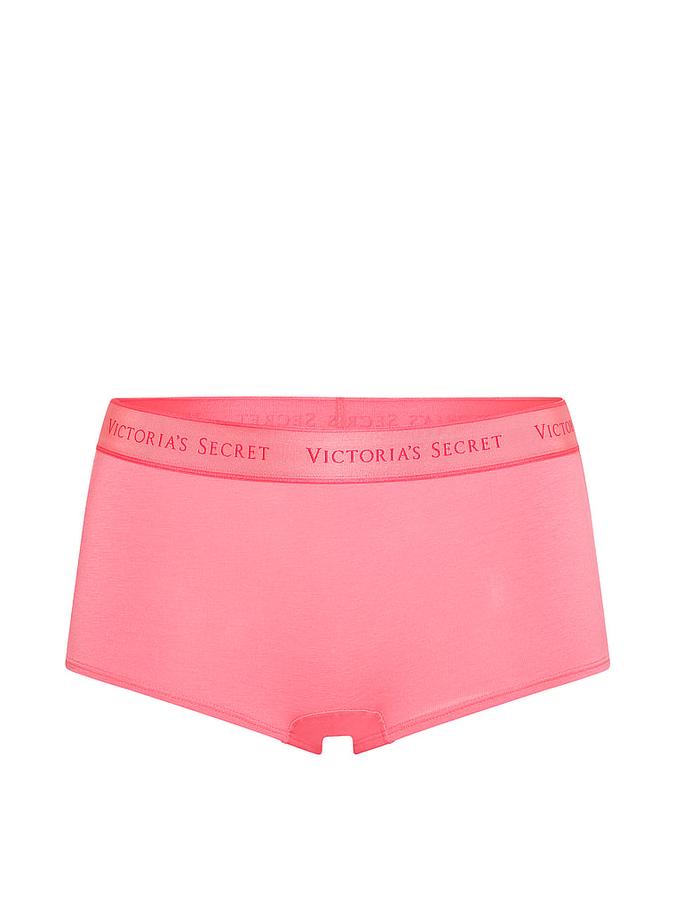 Logo Cotton Boyshort Panty image number 2
