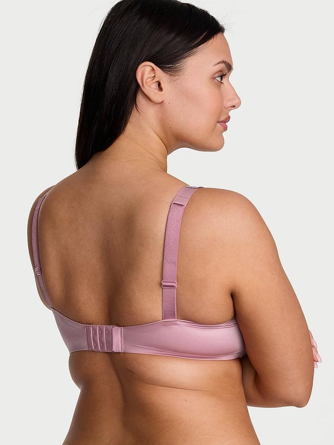 Logo Shine Strap Push-Up Bra