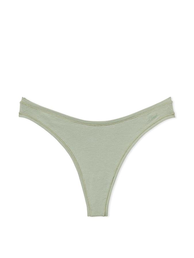 Cotton Thong Panty image number 0