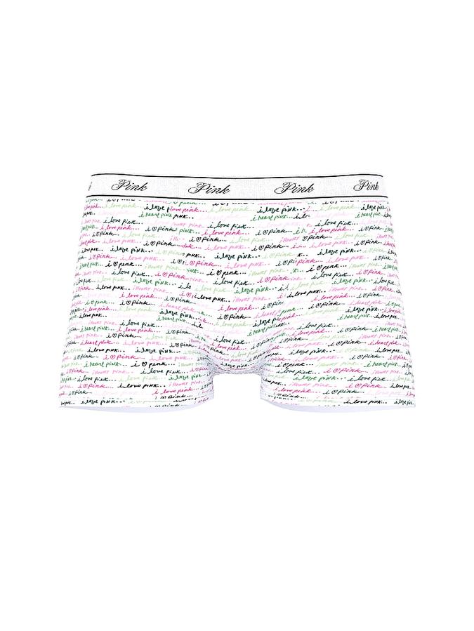 Logo Cotton High-Waist Boyshort Panty image number 2