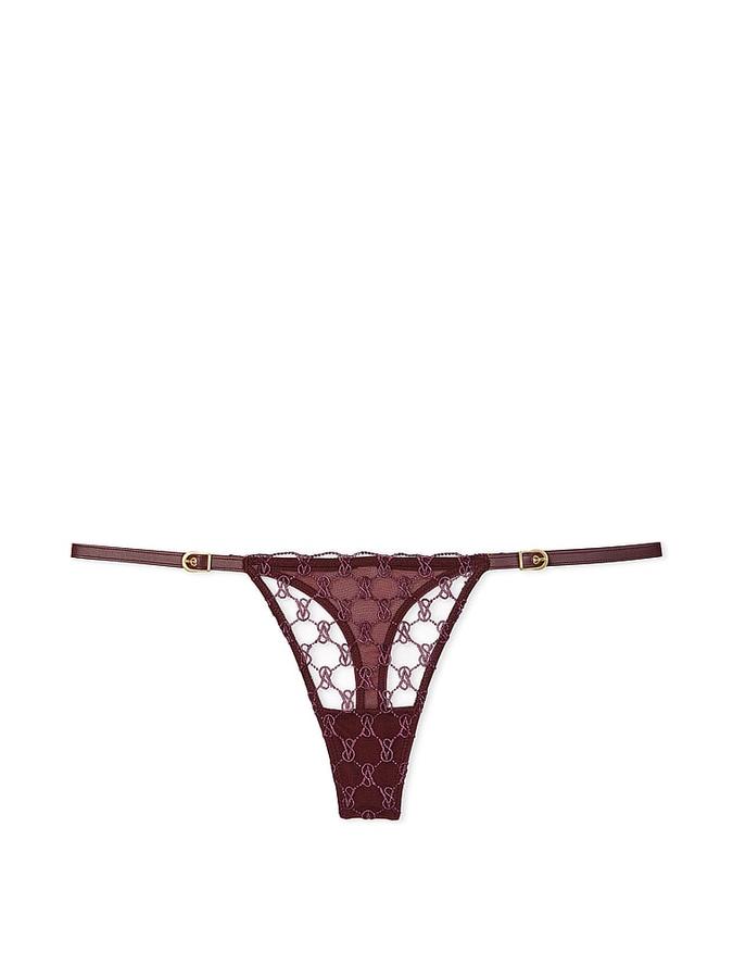 VS Logo Embroidery Thong Panty image number 0