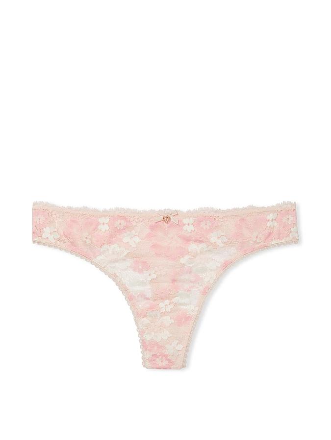 Lace-Front Thong Panty image number 1