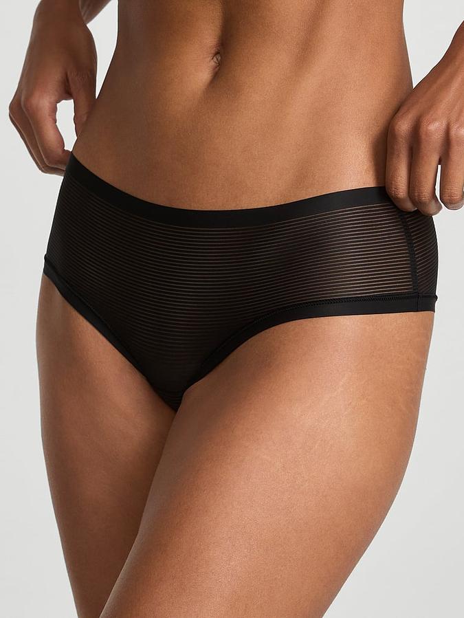 No-Show [Stripe Mesh] Cheeky Panty image number 0