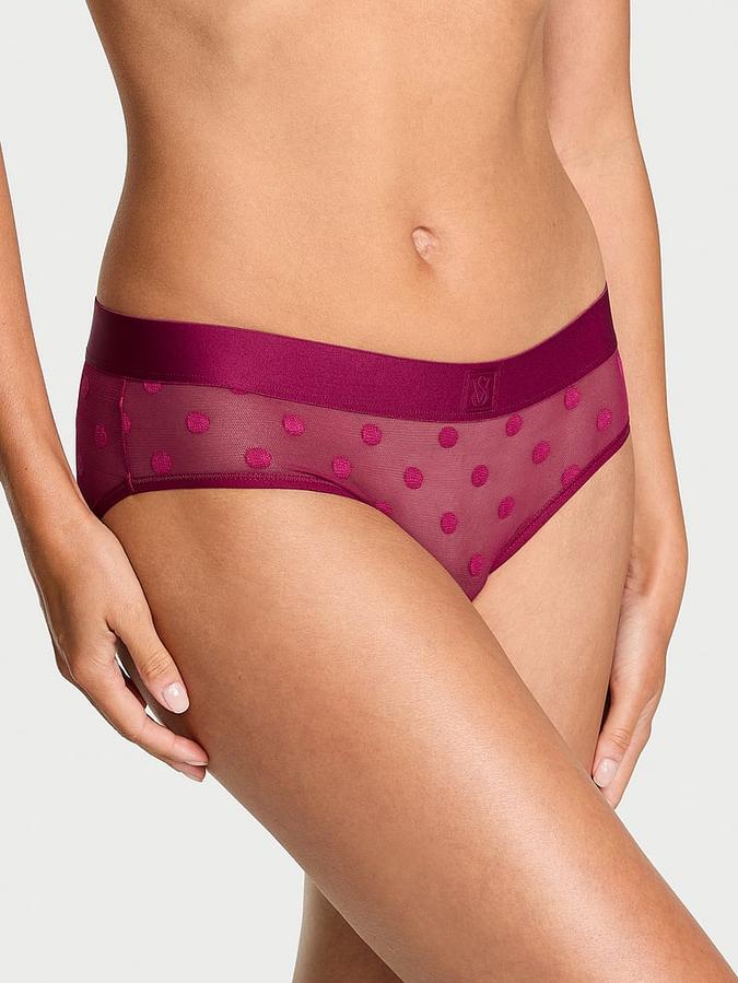 Sheer Heritage Logo Hiphugger Panty image number 0