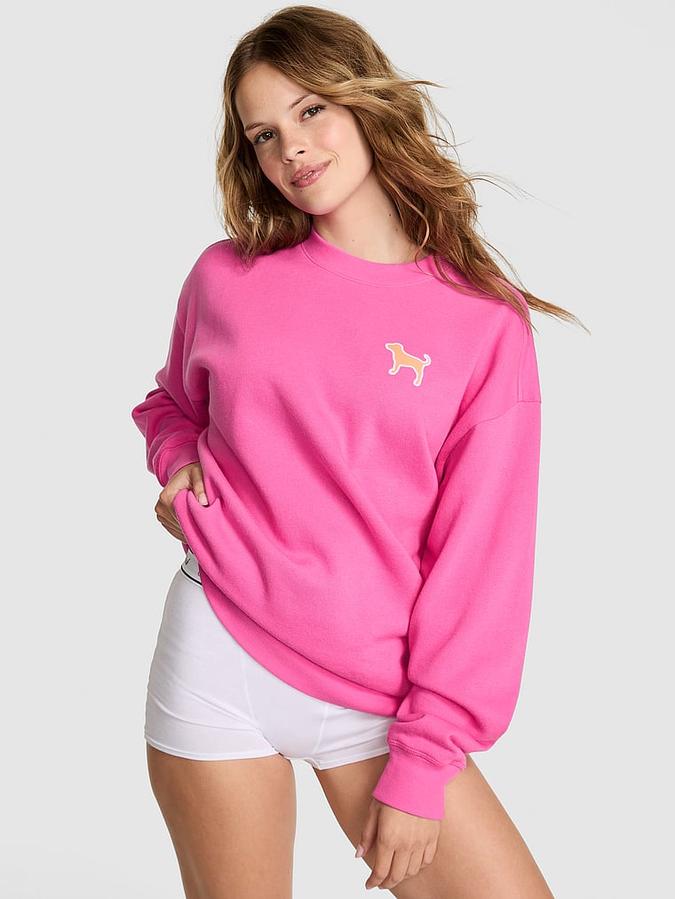 Ivy Fleece Oversized Crew Sweatshirt image number 0