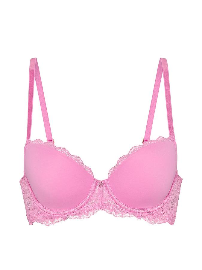 Smooth & Lace Lightly Lined Demi Bra image number 2