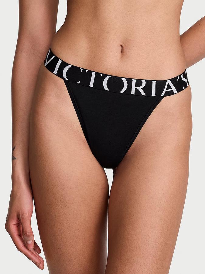 Exploded Logo Cotton 90s Brief Panty