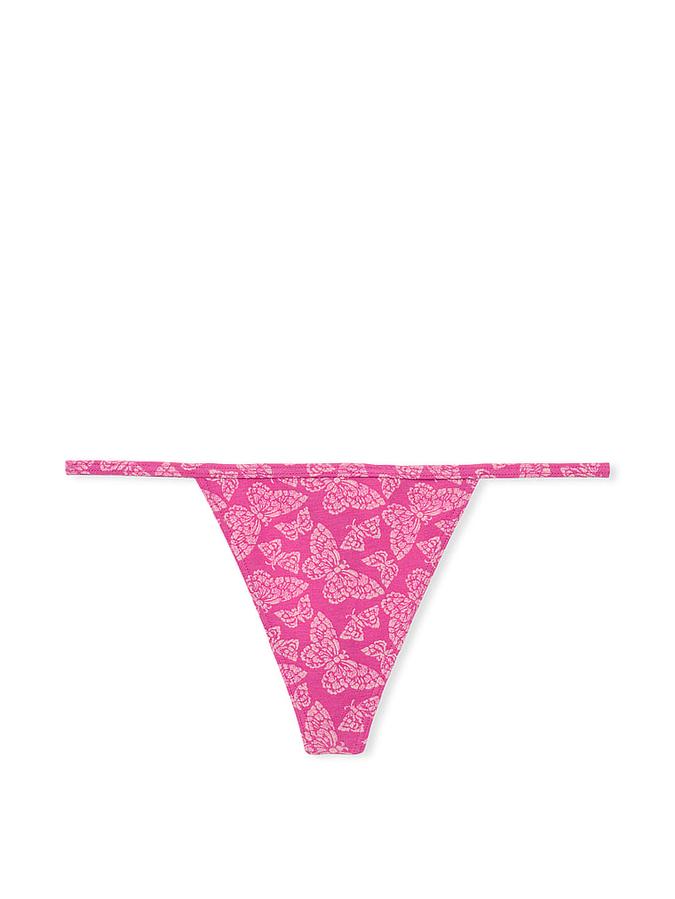 Stretch Cotton V-String Panty