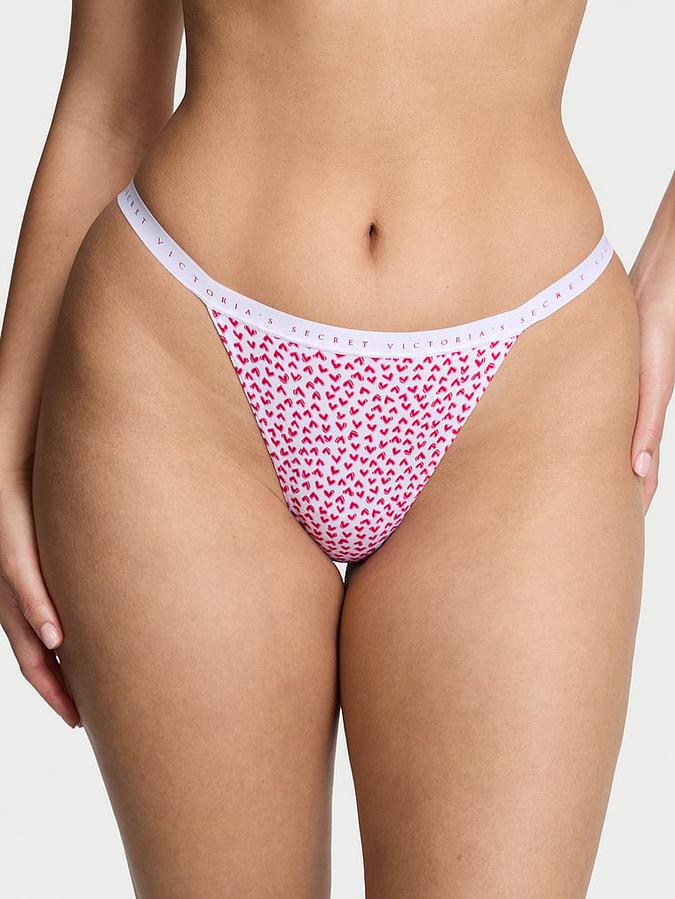 Stretch Cotton V-String Panty