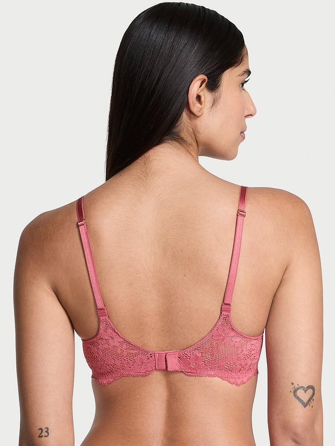 Pink Lace Push-Up Bra Lace Push-Up Bra