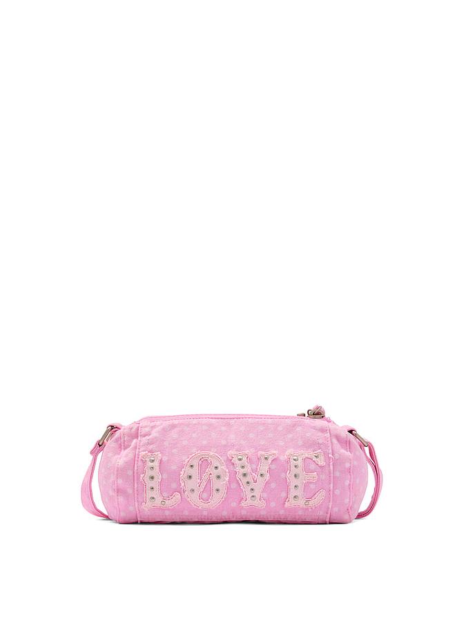 Canvas Rolled Duffle Shoulder Bag