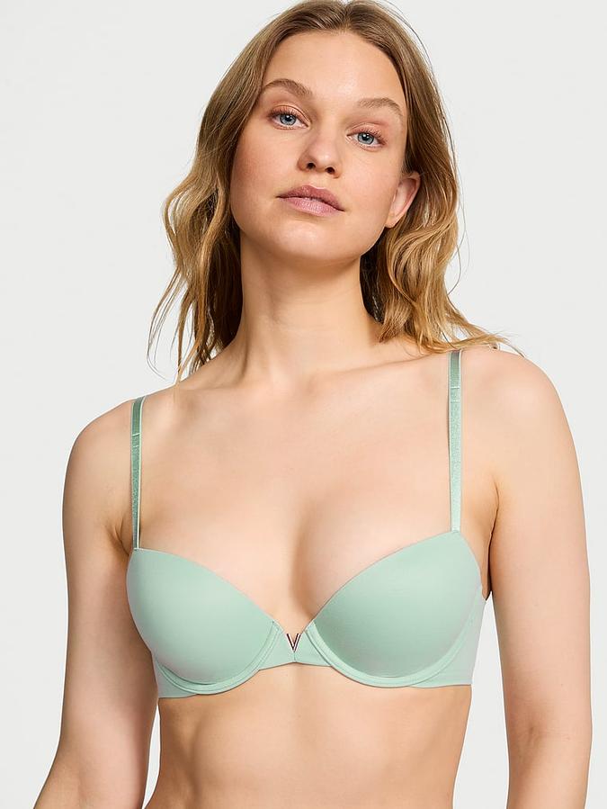 Blue Smooth Lightly Lined Demi Bra Smooth Lightly Lined Demi Bra