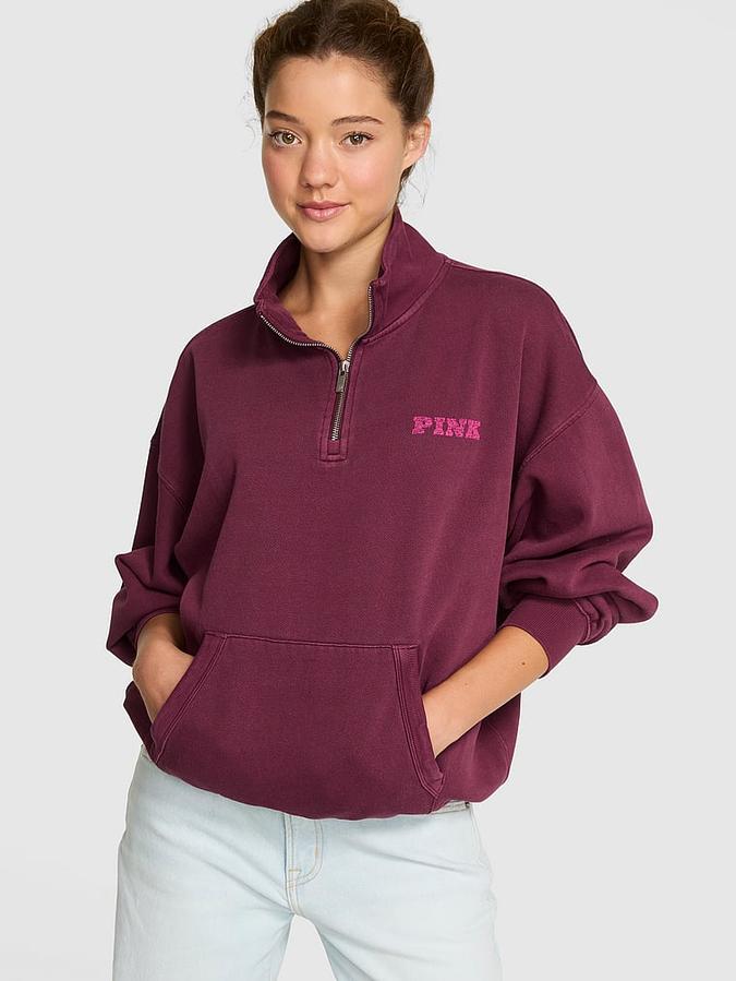 Ivy Fleece Quarter-Zip Sweatshirt image number 0