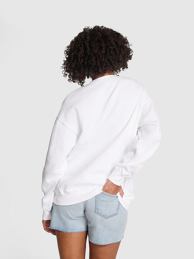 Ivy Fleece Oversized Crew Sweatshirt