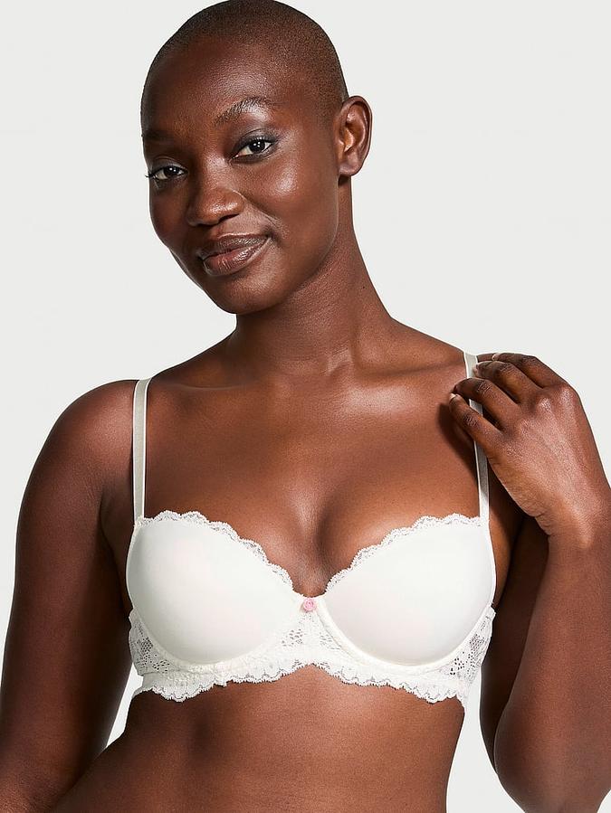 Smooth & Lace Lightly Lined Classic Coverage Demi Bra image number 0