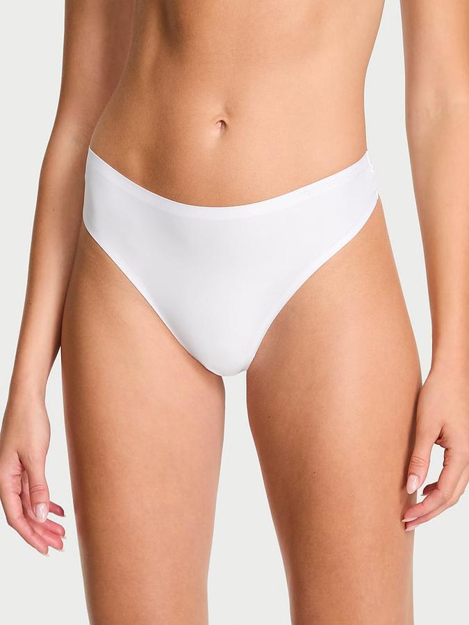 Body by Victoria Flex Mid-Rise Thong Panty image number 0