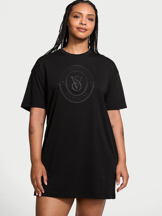 100% Cotton Oversize Sleep Tee image number 0
