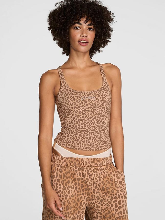 All-Day Cotton Square-Neck Tank Top image number 0