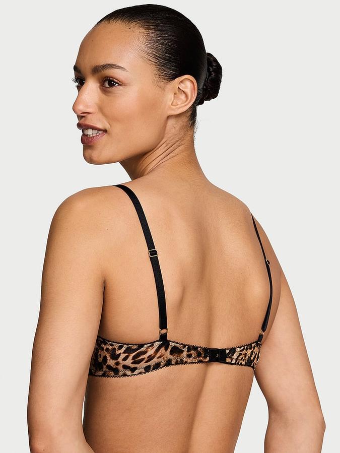 Tease Unlined Sheer Shimmer Demi Bra