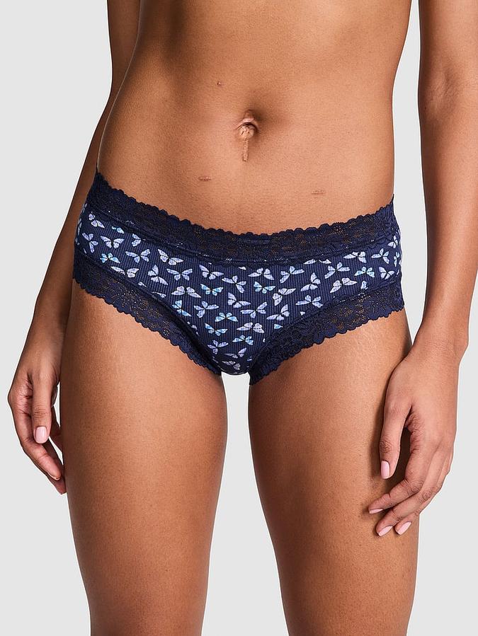 Wink Lace-Trim Cheeky Panty