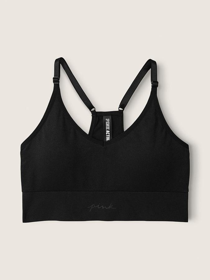 Seamless Racerback Bra image number 2