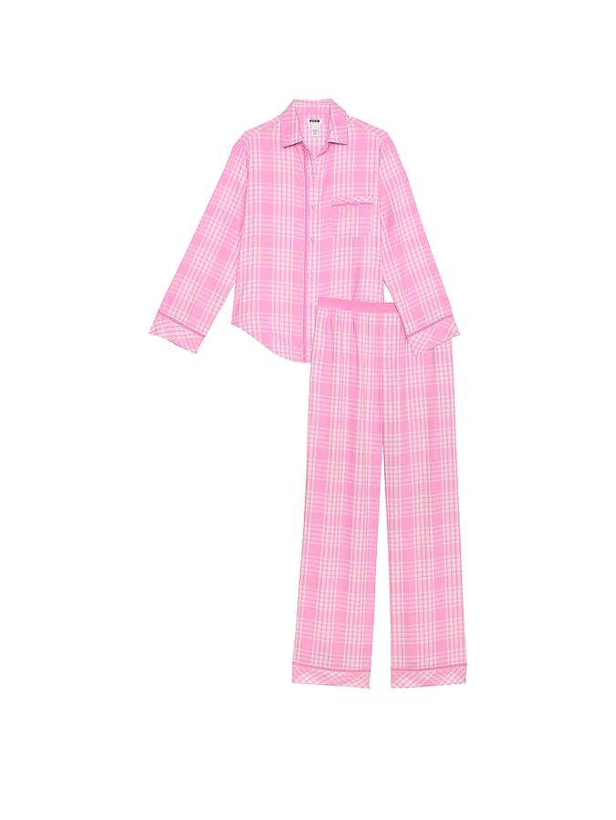 Flannel Long Pajama Set image number 2