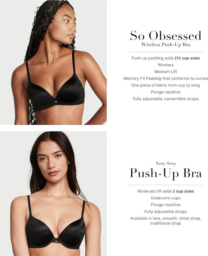 So Obsessed Smooth Wireless Push-Up Bra image number 3