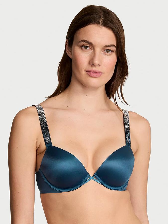 Shine Strap Push-Up Bra image number 0