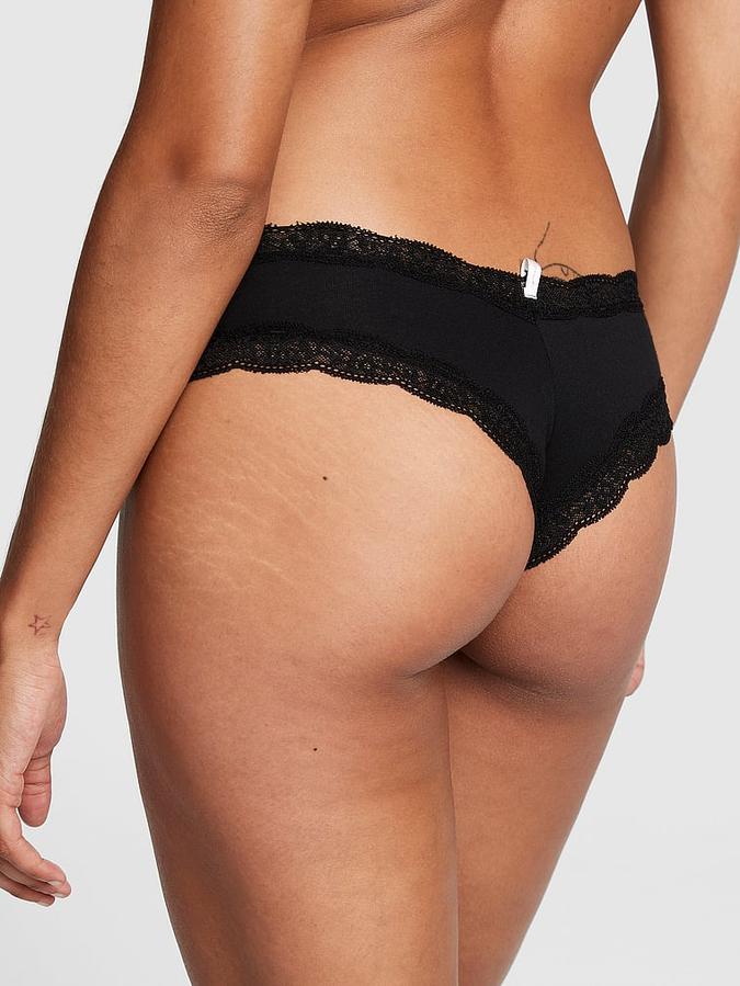 Everyday Lace-Trim Cheekster Panty image number 1