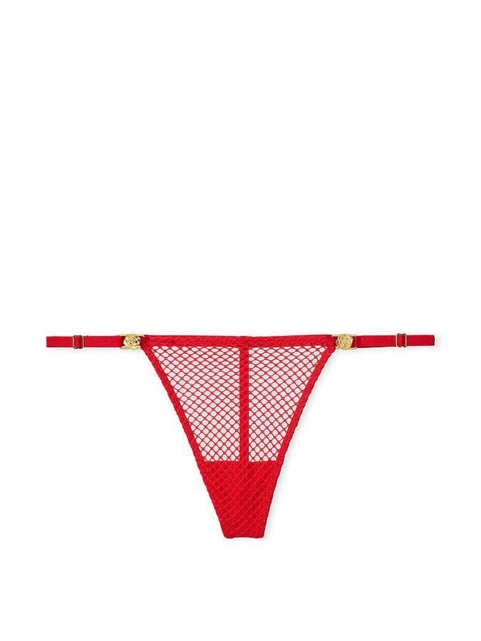 Fishnet Adjustable V-String Panty image number 2