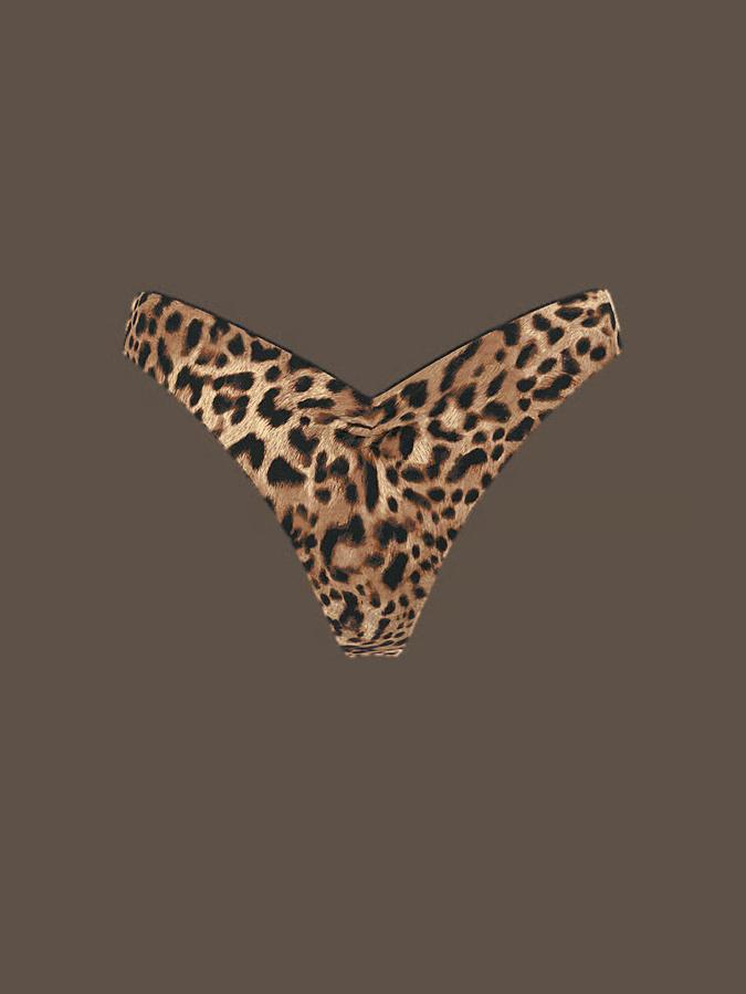 Cinched Thong Bikini Bottom image number 2