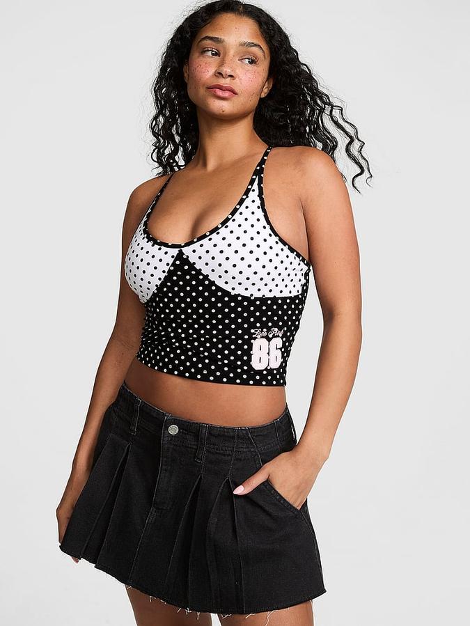 All-Day Cotton? Racerback Bra Tank
