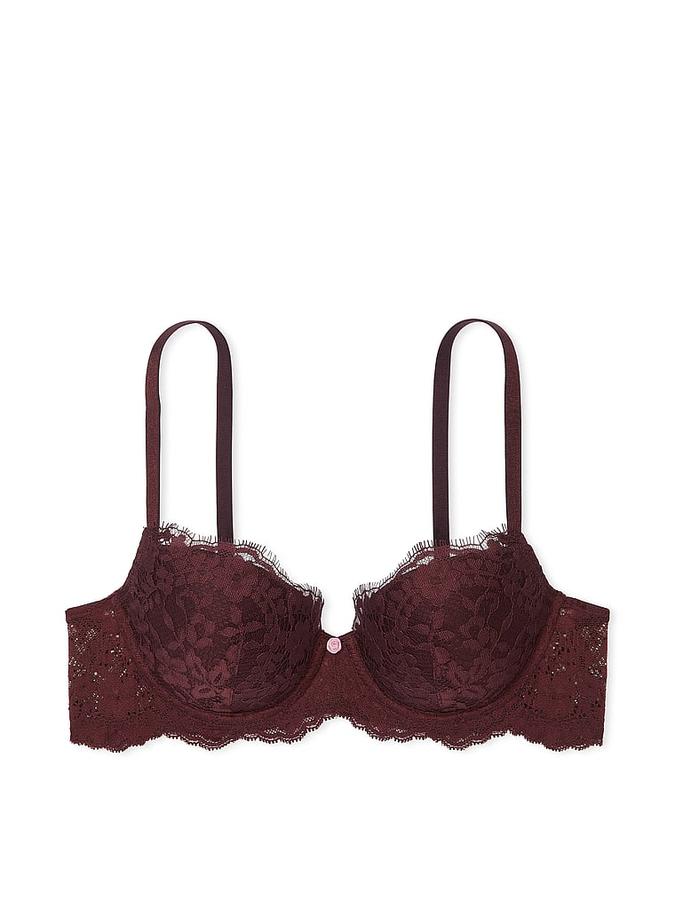 Lace Lightly Lined Classic Coverage Demi Bra image number 2