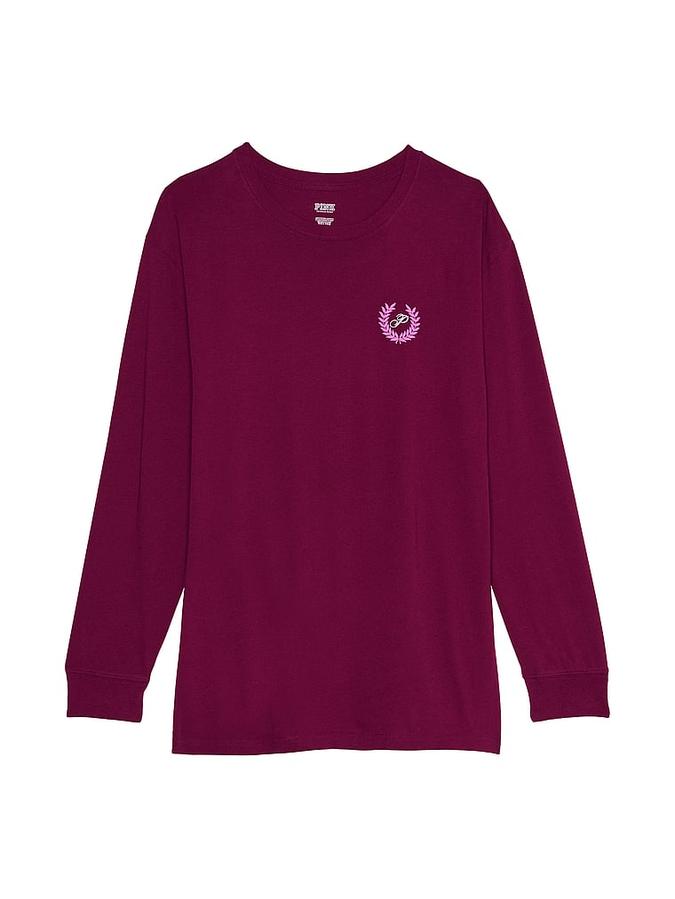 Oversized Long-Sleeve Campus Tee image number 2