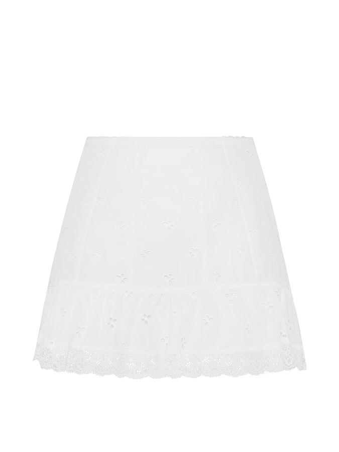 Butterflies Eyelet Ruffled Skirt image number 2