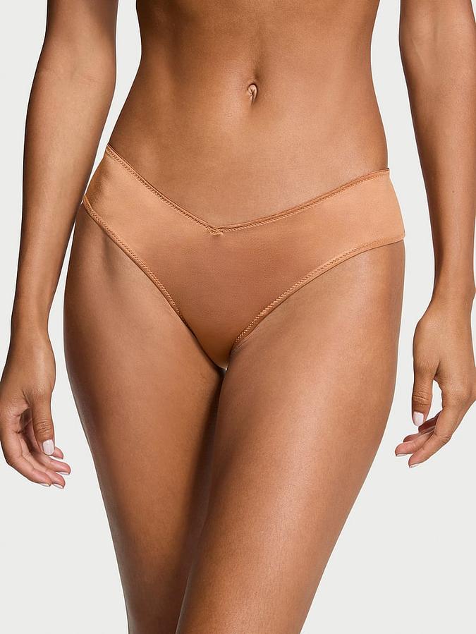 Strappy-Back High-Leg Cheeky Panty