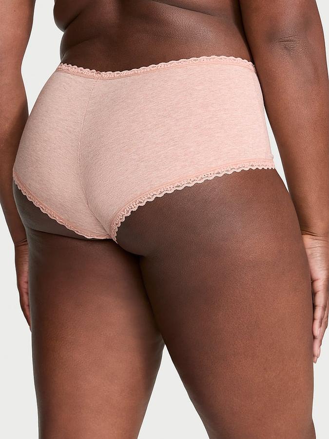 Cotton Lace-Waist Cheeky Panty image number 1