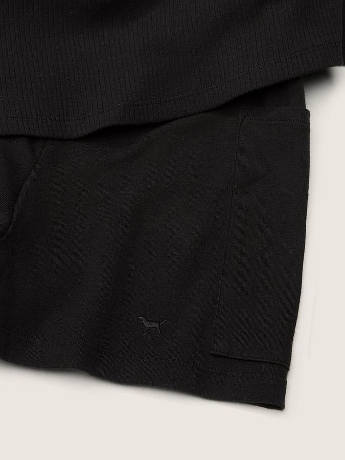 Rib Square Neck Active Dress image number 3