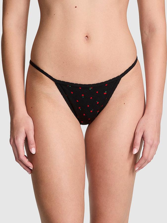Cotton String Bikini Panty image number 0
