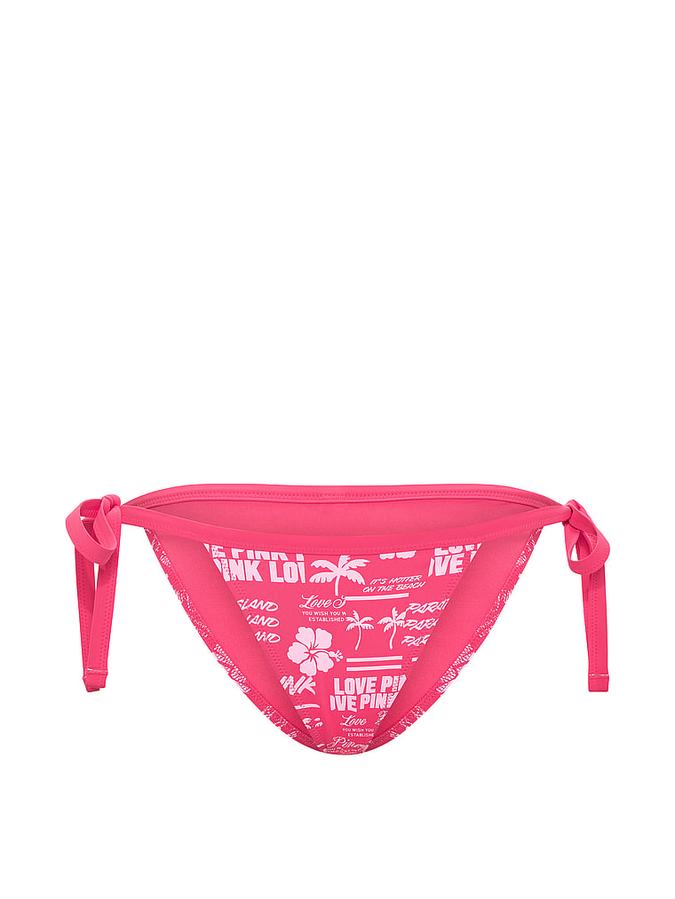 Low-Rise Side-Tie Cheeky Bikini Bottom image number 2