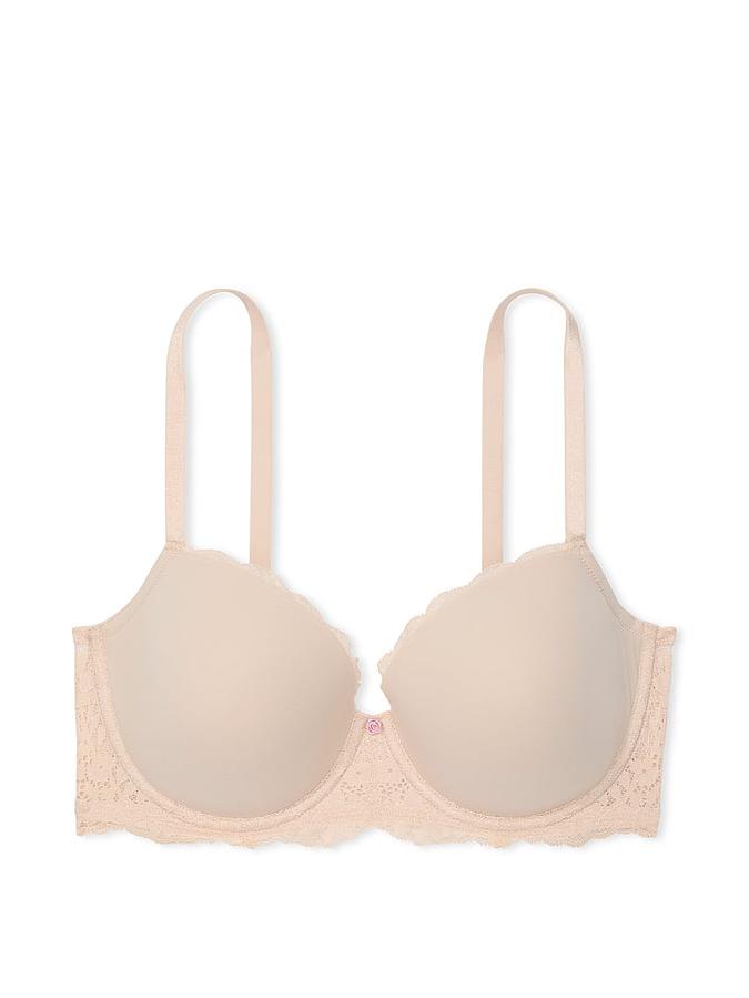 Smooth & Lace Lightly Lined Classic Coverage Demi Bra image number 2