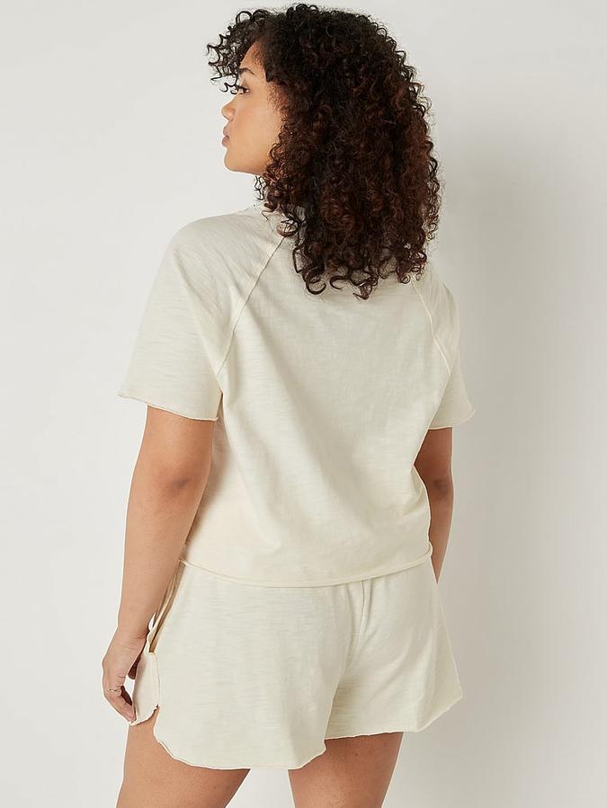 Summer Lounge Cotton Short Sleeve T-Shirt image number 1